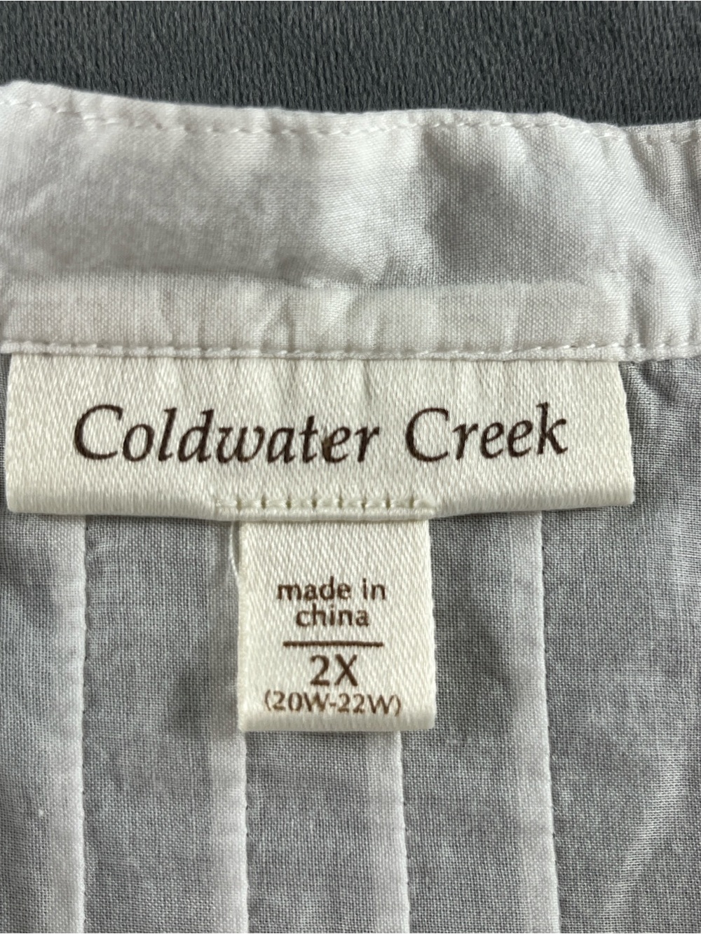 Coldwater Creek Women's Embroidered Tunic Peasant BOHO White Blouse Size 2X - Picture 4 of 13